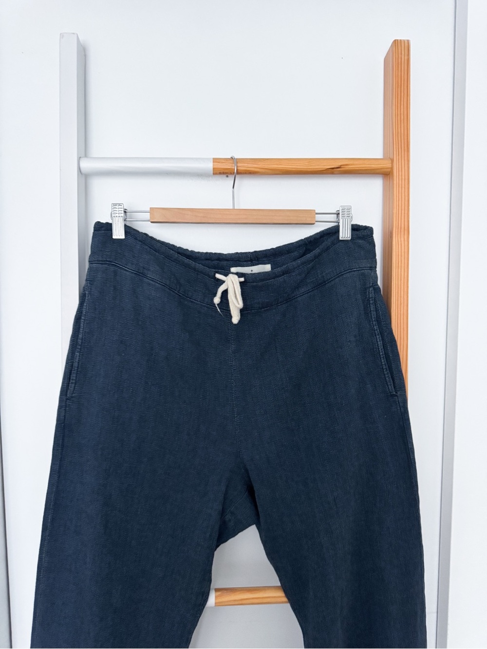 Imogene + Willie Fethiye Pant Faded Blue Drawstring Lounge Pants M Unisex - Picture 5 of 16